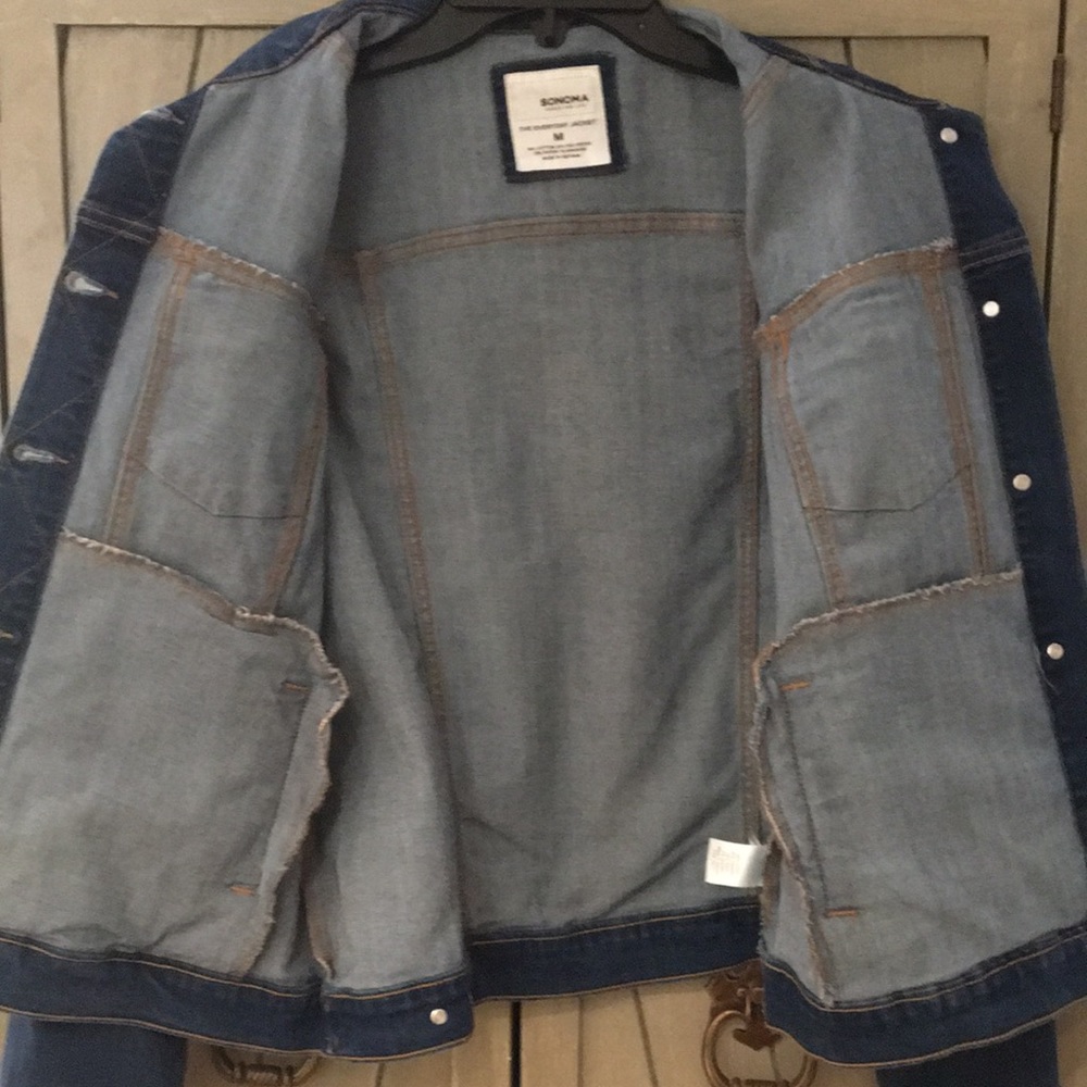 Sonoma Distressed Jean Jacket M - Picture 6 of 13